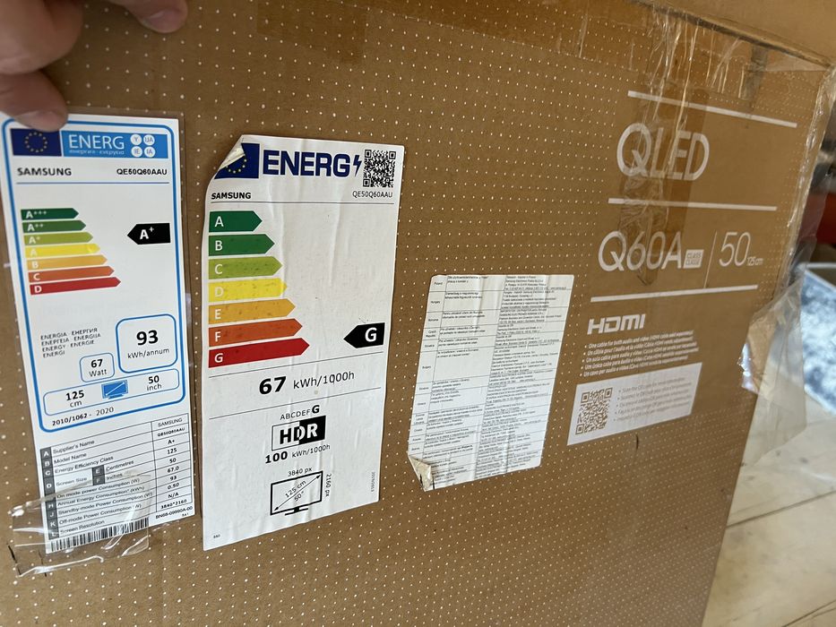 Samsung smart tv qe50q60aauxxh, 125cm- defect
