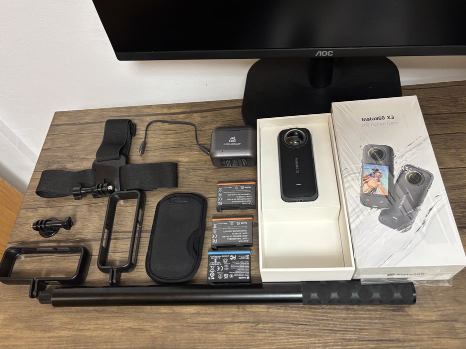 Camerǎ video Insta360 one X3 garanție