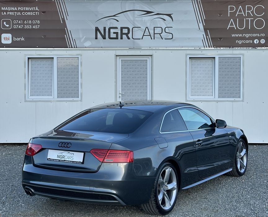 Audi A5 2.0 TFSI 2014 Quattro S-tronic S-Line 130.000KM Daytona Grau Perleffekt Euro 6 | RATE / TRANSPORT / NUMERE