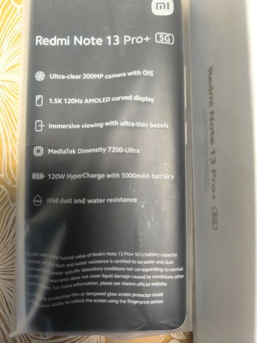 Redmi note 13 Pro+ 5G  на 512GB
