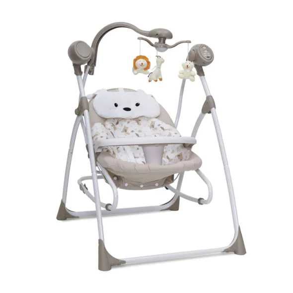 Електрическа музикална люлка шезлонг за бебета Cangaroo