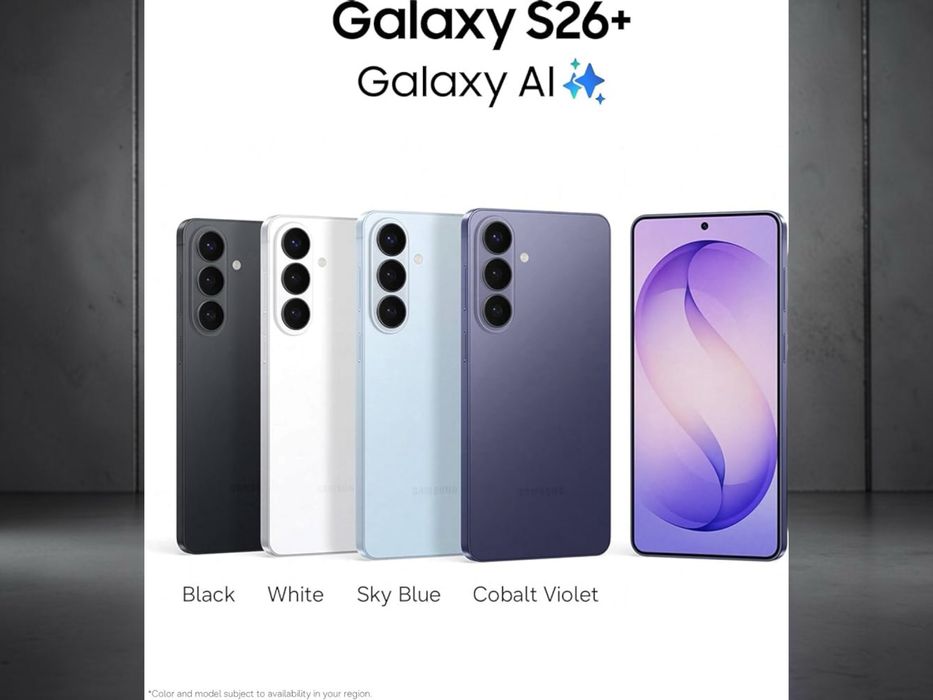Samsung S26 Plus 5G 256GB 12RAM Black / White / Blue / Violet НЕРАЗПЕЧАТАН! 2г. Гаранция!