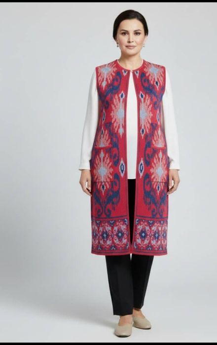 Kardigan to'qima adras nusxa bahorgi mavsumga