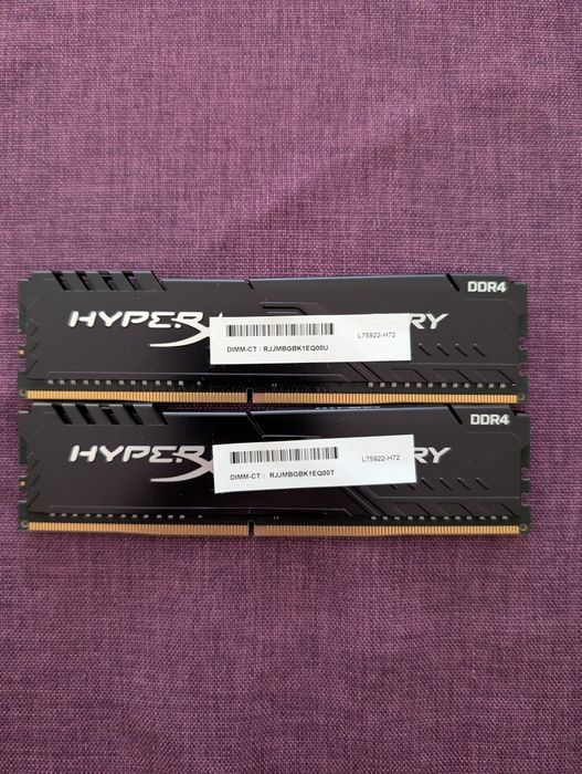 HyperX Fury 2x8gb DDR4 3200 кит