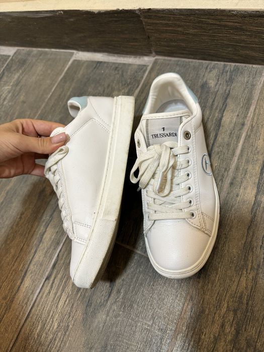 Обувки Trussardi естесвена кожа