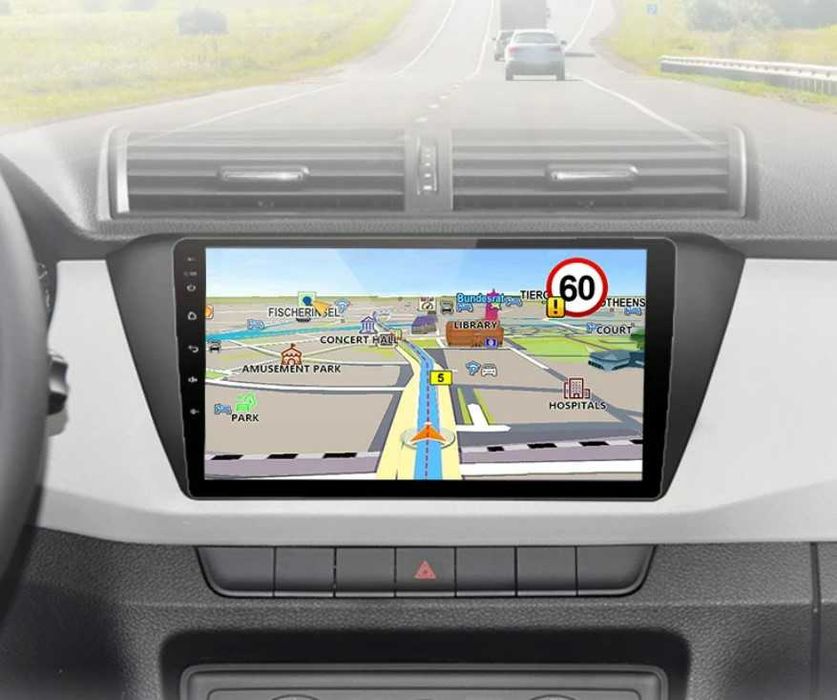 Navigatie Android  Dedicata SKODA FABIA 2014-2019 Carplay + Camera