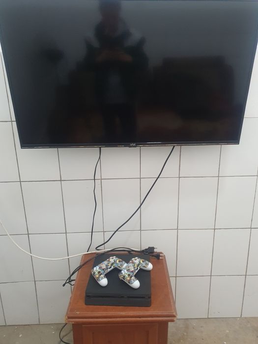 2 комплект пс 4 4 жёстика 2 телевизора