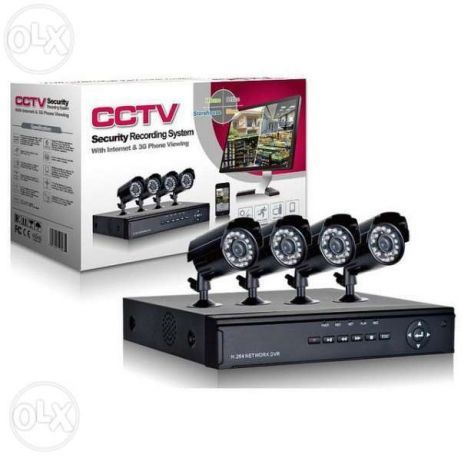 SISTEM SUPRAVEGHERE CAMERE CCTV kit dvr 4 camere interior/exterior