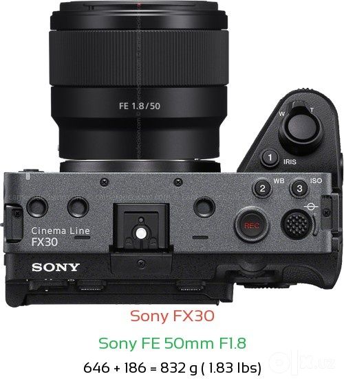 Sony fx30 оптика 50mm