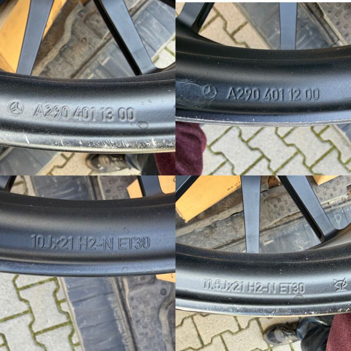 Оригинални магнезиеви джанти 21" AMG за Mercedes AMG GT  W290 X290
