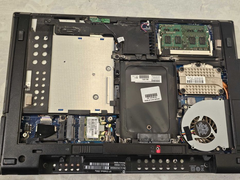 Laptop HP Elitebook 2560p Intel i5 4gb ram defect