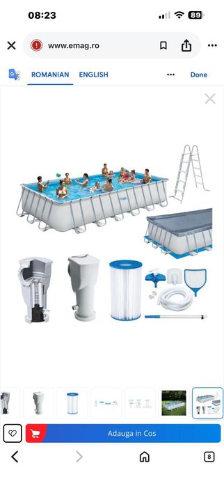 Piscina supraterana