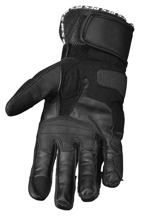 Mănuși Moto Piele Lungi PES cu Protecții TPU, Touchscreen, Negru