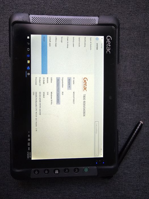 Tableta Rugged Getac T800 / GPS