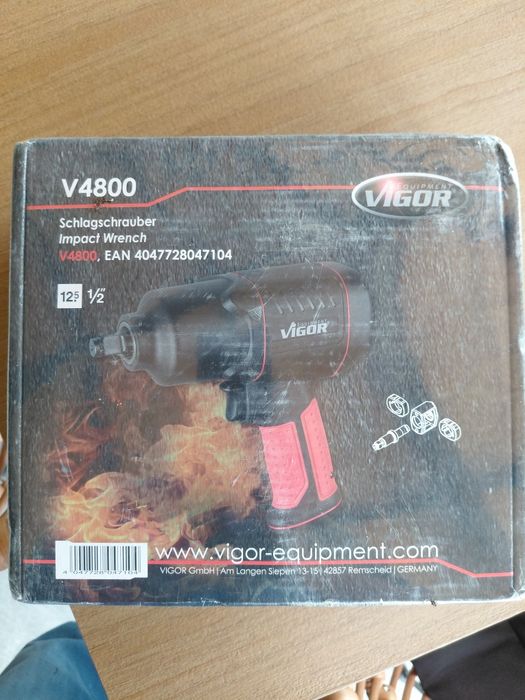Гайковерт пневматичен Vigor V4800