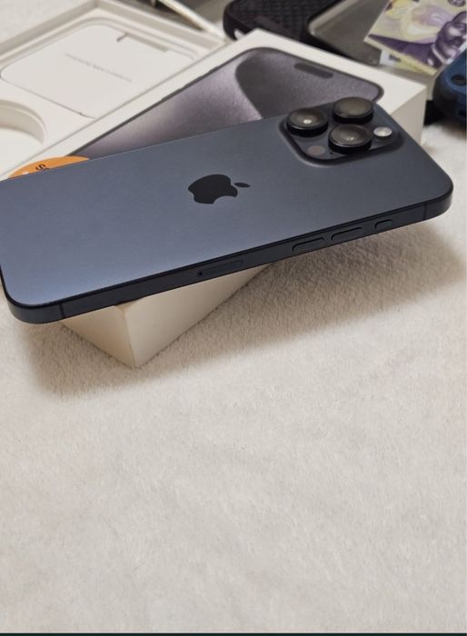 Iphone 15 pro max, blue titanium , 256GB, stare ca nou, full box