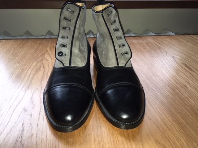 Pantofi premium NOI ridicați pe gleznă unicat 45,5 făcuți pe comandă