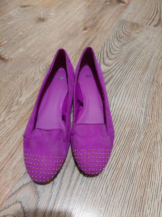 Дамски балеринки,обувки 39 номер,нисък ток,естествена кожа