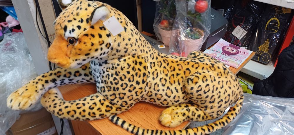 Леопард плюшен 60см