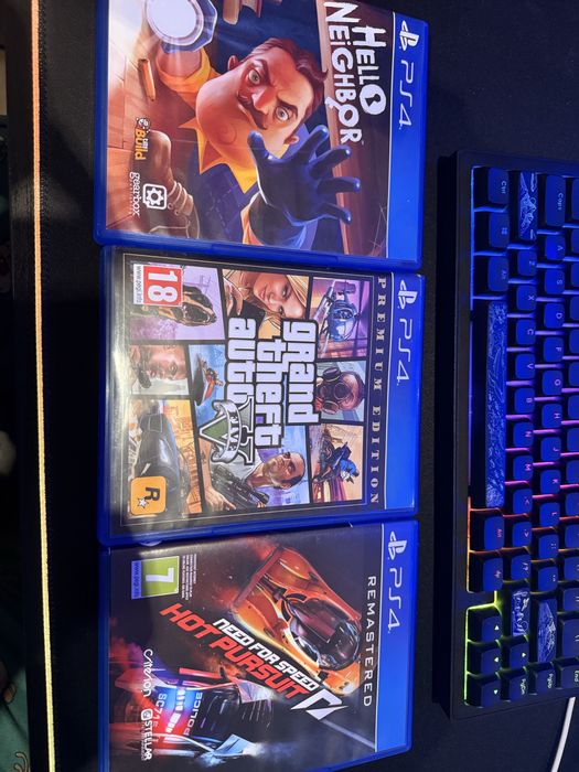 Продавам 3 игри за Playstation 4 pro!