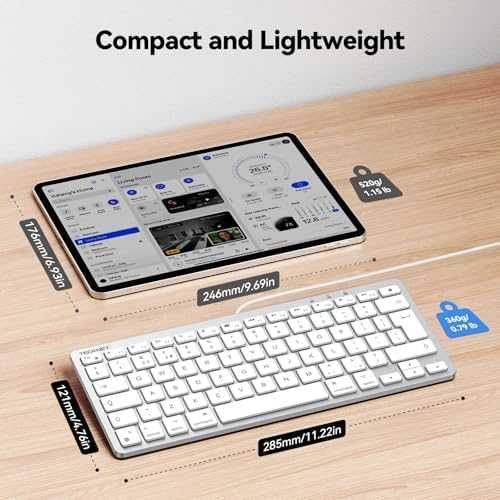 Нова TECKNET жична клавиатура за лаптоп Mac USB-C USB-A тиха компактна ергономична
