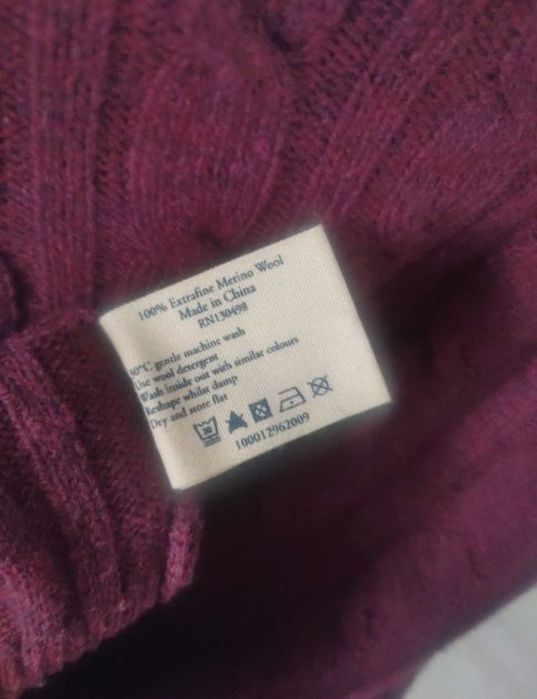 С-в-итер Ja-ck Wills бордовый.