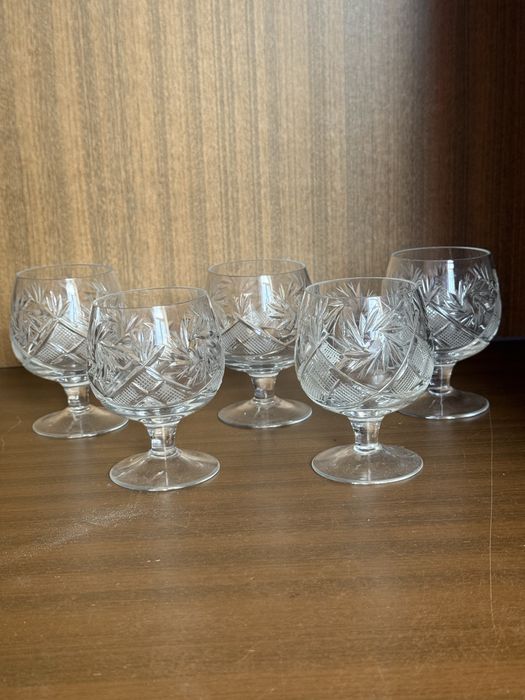 Хрусталь рюмки 2 вида