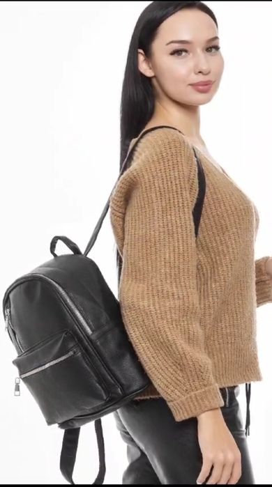 Кожаный женский РЮКЗАК.