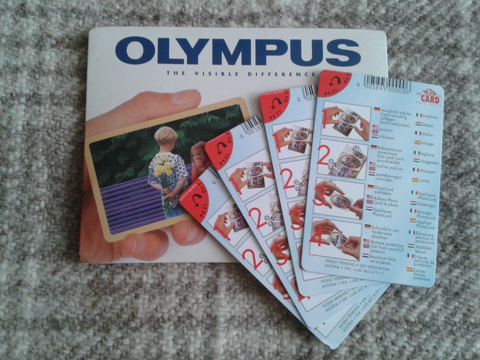 Olympus 4 броя стикери за снимки