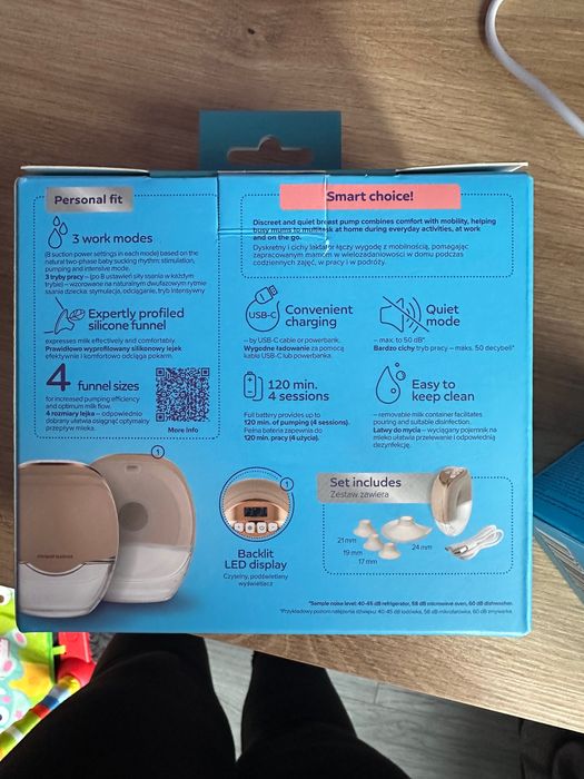 Електрическа помпа за кърма Canpol - Hands-Free