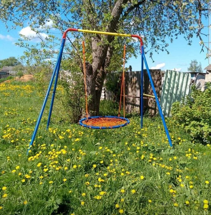 Качели детский стойка в комплекте