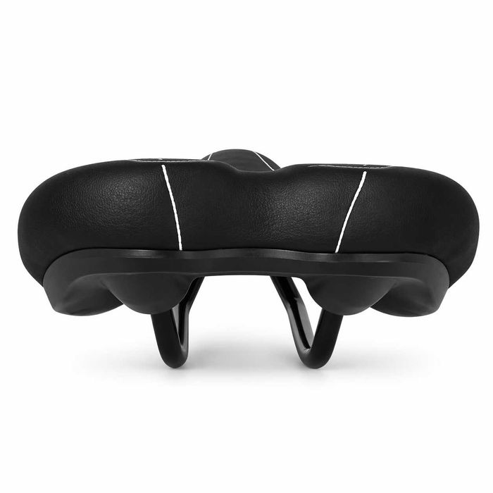 Седалка за велосипед Selle Monte Grappa Bora, черна, Made in Italy