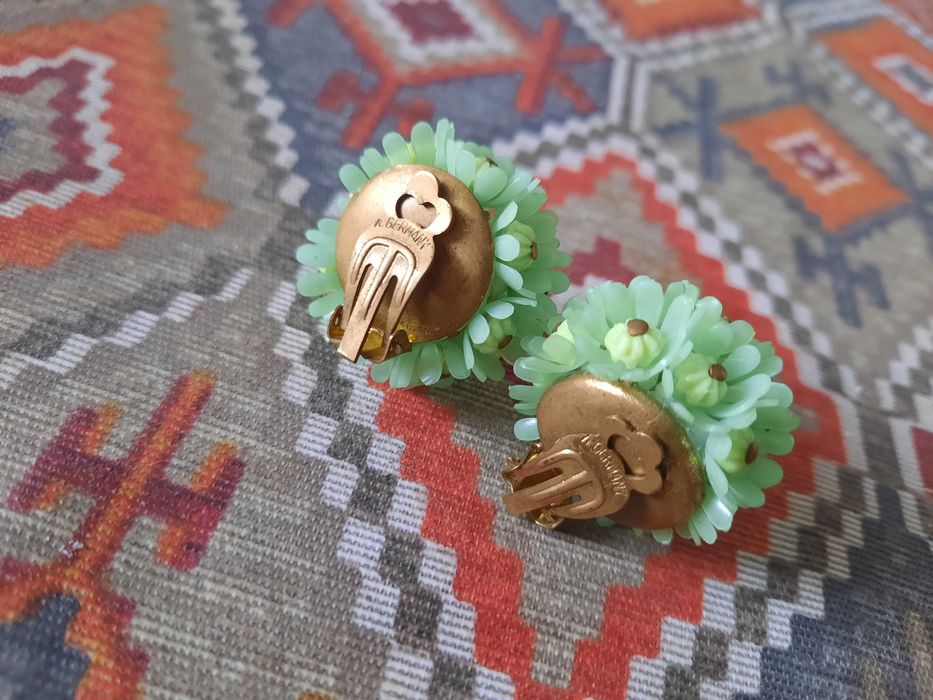 Винтажные клипсы, броши