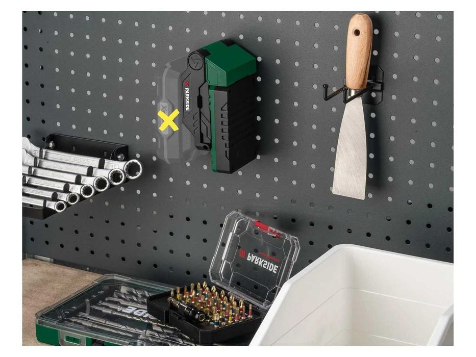 12V /20V акумулаторна LED работна лампа / фенер Parkside