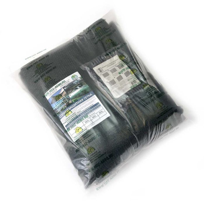 Сетка фасованная солнцезащитная 80 гр в комплекте пластиковый крепеж