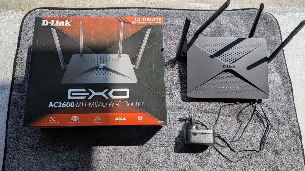 Router Gigabit D-LINK DIR-882 EXO AC2600, Dual Band 800 + 1733 Mbps