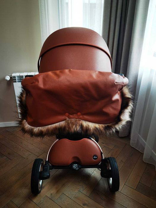 Детска количка Mima Xari Camel 2в1 + зимен чувал и дъждобран