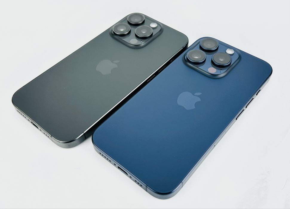 Apple iPhone 15 Pro 128GB Blue / Black Перфектен! Гаранция!