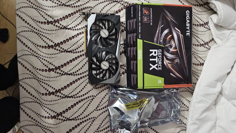 Rtx 3050 8gb curățat 100% funcțională