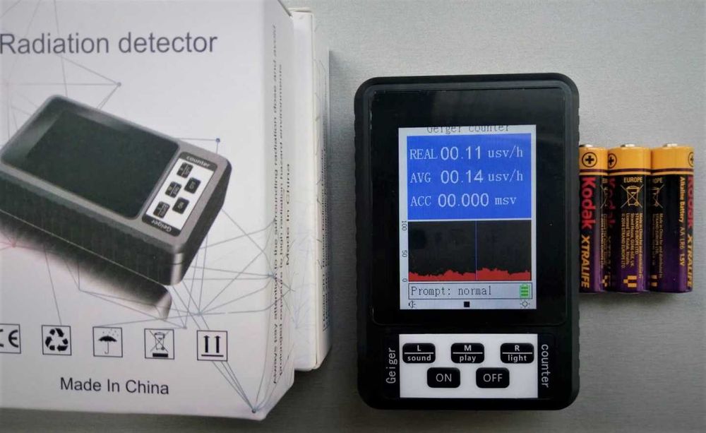 Гайгер Мюлеров брояч дозиметър Geiger Гайгеров детектор за радиация