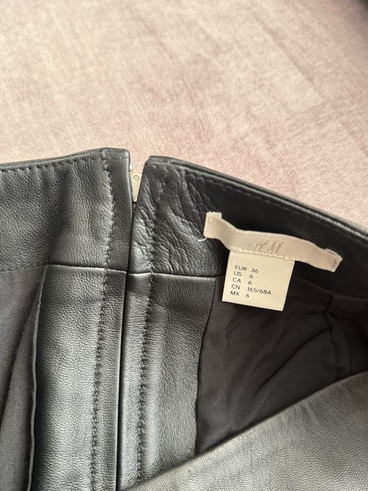 Fusta din piele, H&M