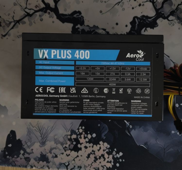 Aerocool VX PLUS 400W блок питания