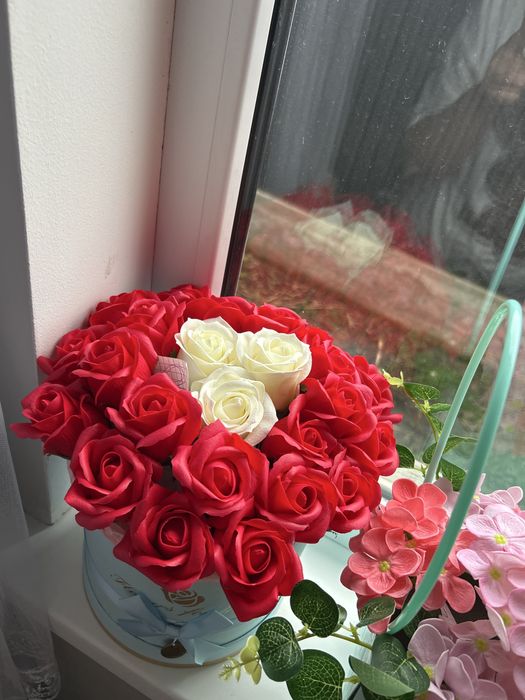 Мыльные цветы розы тюльпаны