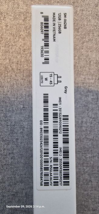 Чисто нов Samsung Galaxy Tab S10 FE+ (5G)(12GB/256GB) + Оригинален калъф-клавиатура на Samsung + Гаранция