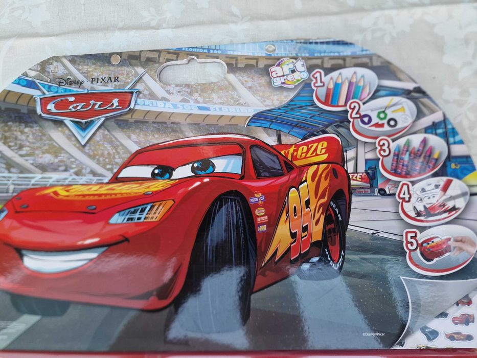 Disney Cars McQueen | Set pentru desen copii 5 in 1 As Art  Giga Block