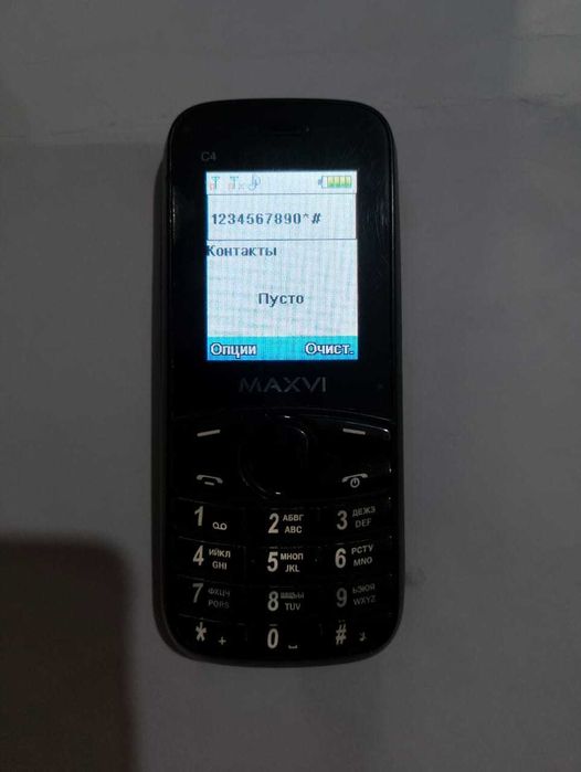 Maxvi C4, Телефон, Кнопочный
