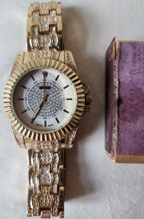 Кварцевые наручные часы "ROLEX", "MICHAEL KORS" , "SWAROVSKI"