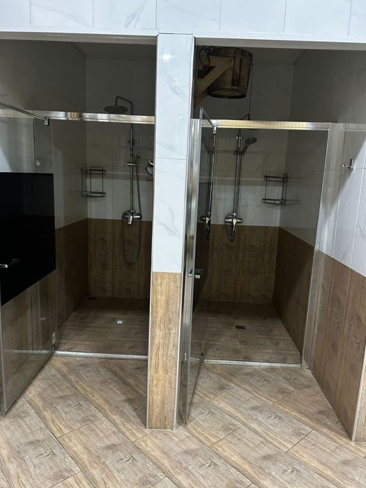 Баня на дровах с бассейном, 3+1