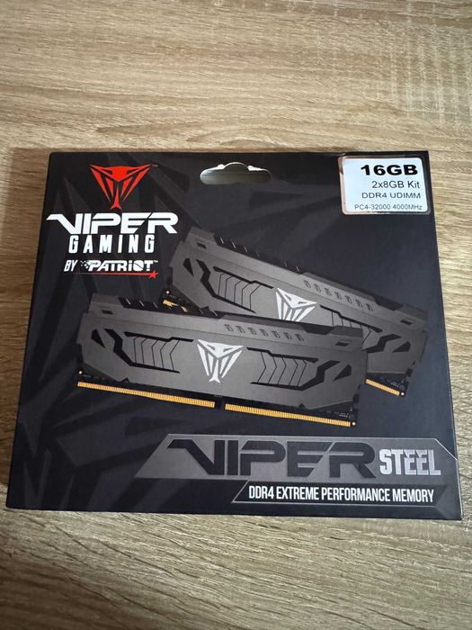 kit 16gb (2x8) ddr4 patriot viper steel 4000
