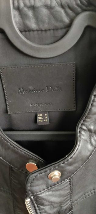 Geaca de piele Massimo Dutti